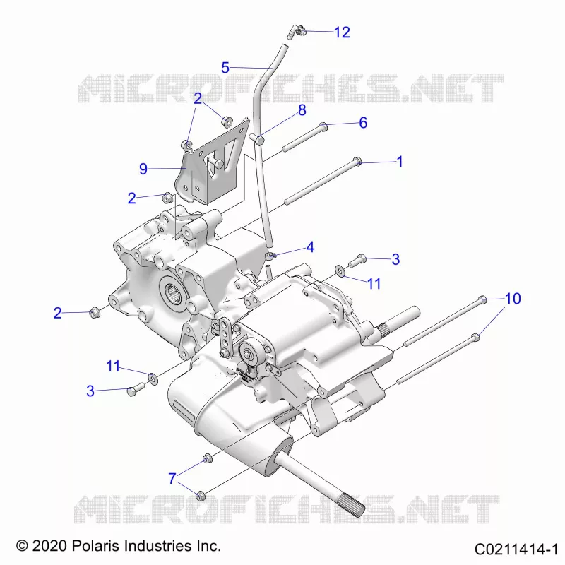 DRIVE TRAIN, MAIN GEARCASE MOUNTING