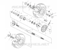 REAR WHEEL DRIVE ASSEMBLY