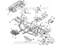 BUMPER / RACKS MOUNTING SPORTSMAN 4X4 W948040 (4926842684A007)