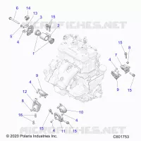 ENGINE, MOUNTING & LONG BLOCK