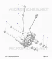 DRIVE TRAIN, FRONT GEARCASE MOUNTING
