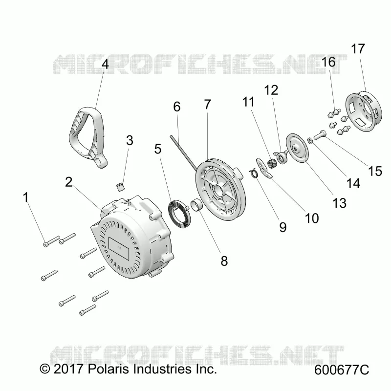 ENGINE, RECOIL STARTER