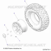 WHEELS, FRONT