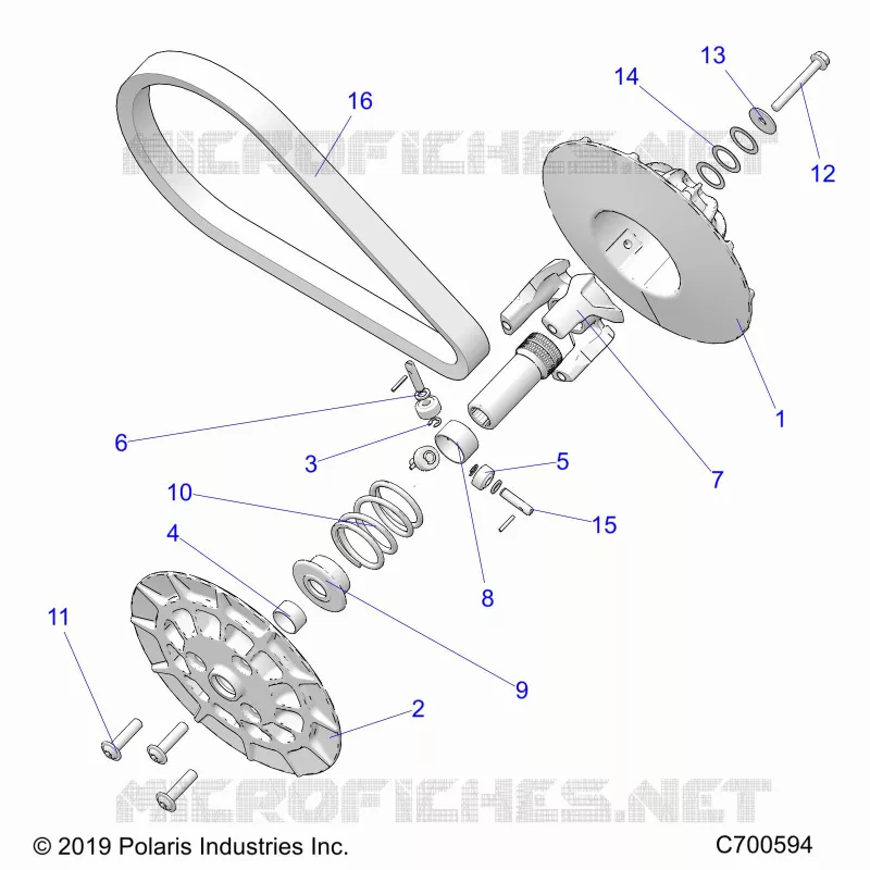 DRIVE TRAIN, CLUTCH, SECONDARY