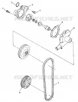WATER PUMP 440 LC 0972760 (4938353835C006)