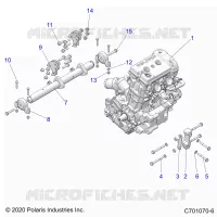 ENGINE, MOUNTING
