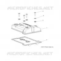 ENGINE, VALVE COVER