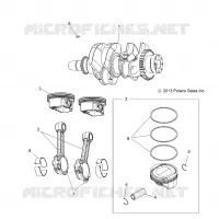 ENGINE, CRANKSHAFT AND PISTON