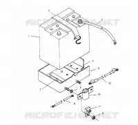 BATTERY BOX ASSEMBLY LITE DELUXE 0953431 (4928902890C007)