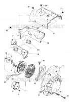 BLOWER HOUSING AND RECOIL STARTER SPORT AND SPORT GT (4916821682033A)