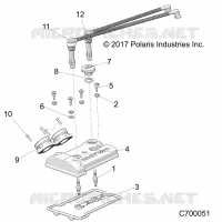 THROTTLE BODY AND VALVE COVER