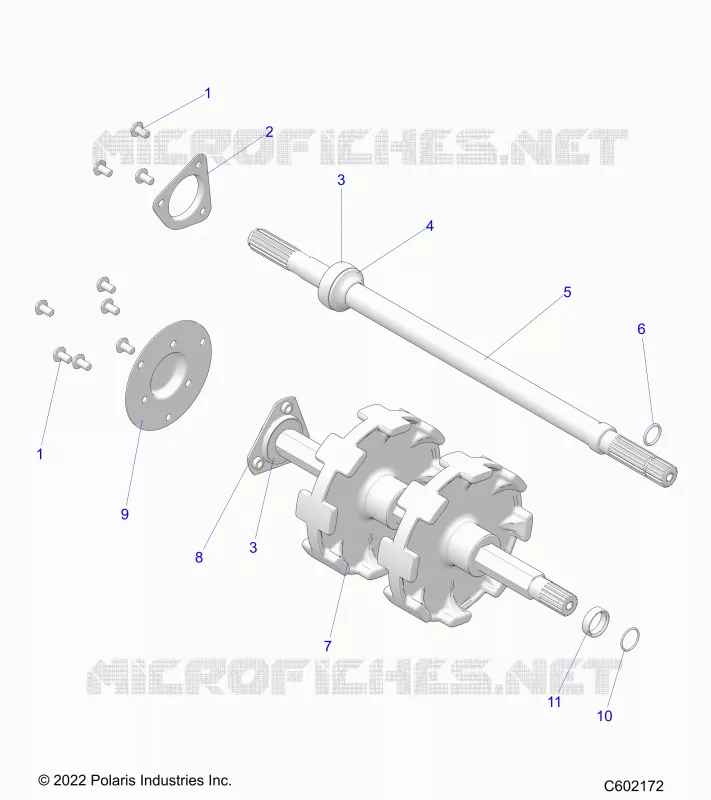 DRIVE TRAIN, JACKSHAFT AND DRIVE SHAFT