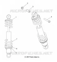 FRONT TRACK SHOCK (7043207)(LX)