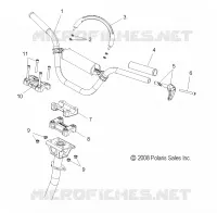STEERING, HANDLEBAR MOUNTING (DRAGON RMK)