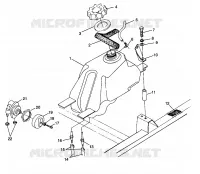 FUEL TANK SPORTSMAN 500 W969244 AND SWEDISH SPORTSMAN 500 S969244 (4936093609A014)