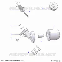 OIL FILTER AND DIPSTICK