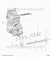 ENGINE, MOUNTING & LONG BLOCK