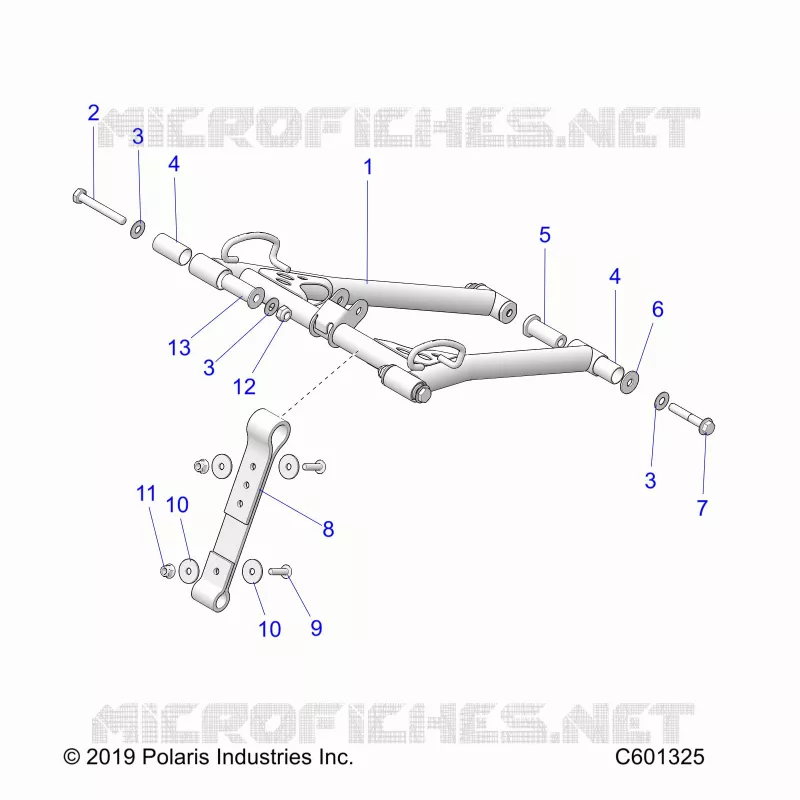 SUSPENSION, FRONT TORQUE ARM