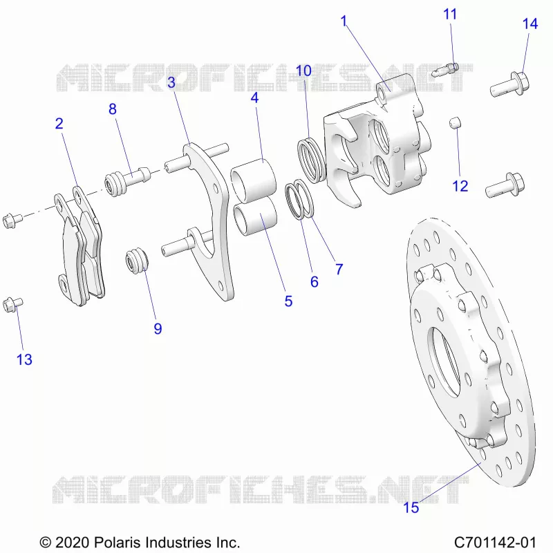 BRAKES, REAR CALIPER