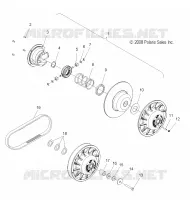 DRIVE TRAIN, CLUTCH, SECONDARY
