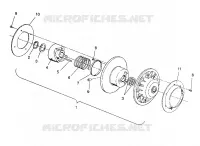 DRIVEN CLUTCH ASSEMBLY 440 / 0930760 AND 440 SKS / 0930560 (4922932293024A)