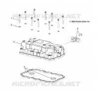 ENGINE, VALVE COVER