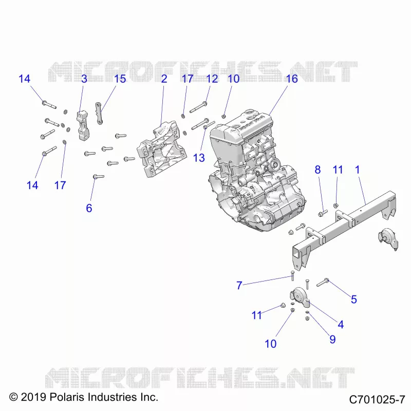 ENGINE, ENGINE MOUNTING