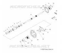 DRIVE TRAIN, REAR AXLE   HOUSING
