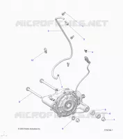 DRIVE TRAIN, FRONT GEARCASE MOUNTING