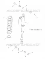 REAR SUSPENSION SHOCK MOUNTING