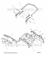 BUMPER, REAR AND CLOSEOFF