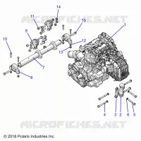 ENGINE, MOUNTING & LONG BLOCK