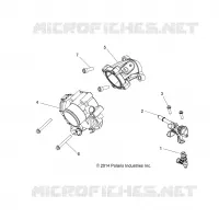 ENGINE, THROTTLE BODY AND FUEL RAIL
