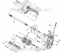 DRIVE TRAIN ASSEMBLY SPORT 0940443 AND SPORT SKS 0940243 (4925052505017A)