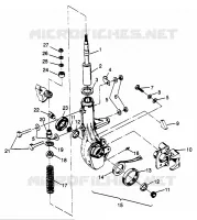 FRONT STRUT    SPORTSMAN 500 W969244 (4936093609B005)