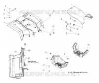 REAR CAB, SEAT AND FOOTWELLS