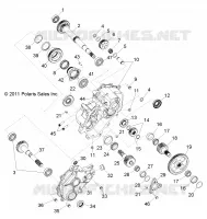 DRIVE TRAIN, MAIN GEARCASE INTERNALS 1