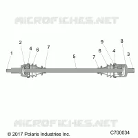 DRIVE TRAIN, FRONT HALF SHAFT