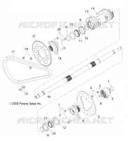 DRIVE TRAIN, REAR AXLE   HOUSING