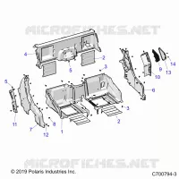 REAR BODYWORK CLOSEOFF AND FENDERS