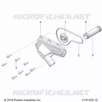 ENGINE, WATERPUMP IMPELLER AND COVER