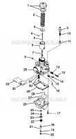 CARBURETOR XLT LTD 0973756 AND EUROPEAN XLT LTD E973756 (4937793779C008)