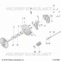 DRIVE TRAIN, PRIMARY CLUTCH