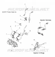 FUEL SYSTEM, RAIL, LINES AND THROTTLE  BODY