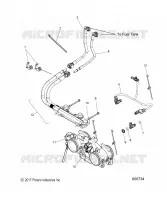 FUEL SYSTEM, RAIL, LINES AND THROTTLE BODY