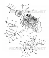 ENGINE MOUNTING XLT/0930767,XLT SP/0930667    XLT SKS/0930567 (4923012301028A)