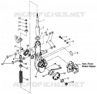 FRONT STRUT    MAGNUM 4X4 W968144 AND  SWEDISH MAGNUM 4X4 S968144 (4936053605B004)