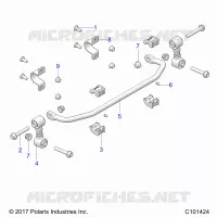 SUSPENSION, STABILIZER BAR, FRONT