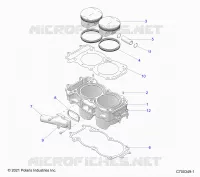 CYLINDER AND PISTON