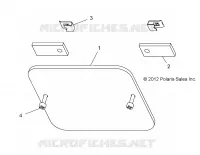 BODY, SWIVELPACK LATCH COVER